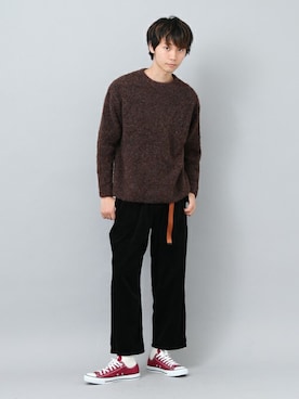 「ブークレー」｜SENSE OF PLACE ONLINE STOREさん（メンズ・182cm）の秋コーディネート