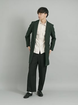 開梱 スマイル 過剰 深緑 コート メンズ Scenicwalls Net