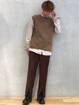 SENSE OF PLACE ONLINE STOREさん（メンズ・170cm）の春コーディネート