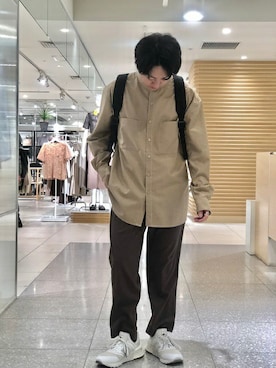 「ステッチ」｜SENSE OF PLACE ONLINE STOREさん（メンズ・161cm）の春コーディネート