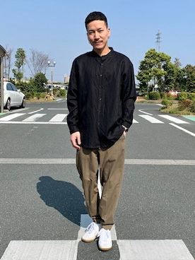 SENSE OF PLACE ONLINE STOREさん（メンズ・174cm）の春コーディネート