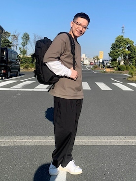 「BEEFY」｜SENSE OF PLACE ONLINE STOREさん（メンズ・174cm）の春コーディネート