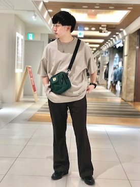 「ピグメント」｜SENSE OF PLACE ONLINE STOREさん（メンズ・161cm）の春コーディネート