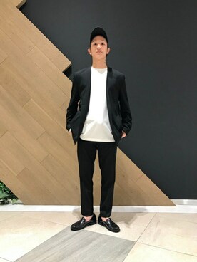 「SENSE OF PLACE by URBAN RESEAR」｜「アイテム（その他アウター）」を使った、SENSE OF PLACE ONLINE STOREさん（メンズ・165cm）の春コーディネート