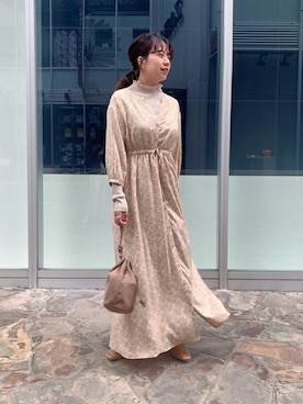 「2wayワンピース」｜「アイテム（その他シューズ）」を使った、SENSE OF PLACE ONLINE STOREさん（レディース・150cm）の春コーディネート