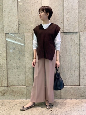 SENSE OF PLACE ONLINE STOREさん（レディース・166cm）の春コーディネート