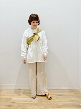 SENSE OF PLACE ONLINE STOREさん（レディース・154cm）の春コーディネート