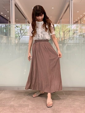 SENSE OF PLACE ONLINE STOREさん（レディース・161cm）の春コーディネート