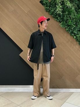 「リネンジャケット」｜SENSE OF PLACE ONLINE STOREさん（レディース・165cm）の夏コーディネート