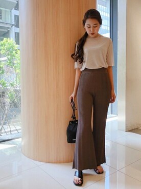 SENSE OF PLACE ONLINE STOREさん（レディース・160cm）の夏コーディネート