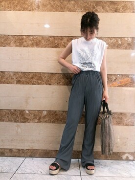 SENSE OF PLACE ONLINE STOREさん(レディース・153cm)の夏コーディネート