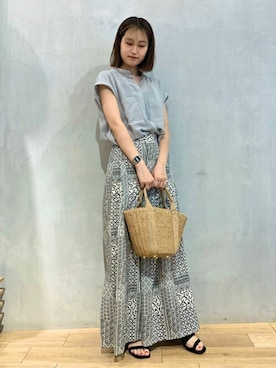 SENSE OF PLACE ONLINE STOREさん（レディース・158cm）の夏コーディネート