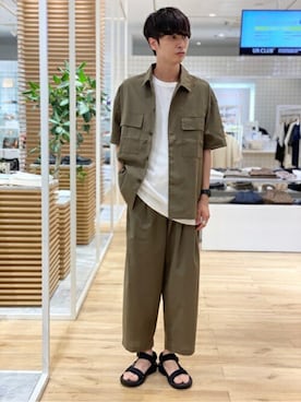 「Teva（テバ）のアイテム」を使った、SENSE OF PLACE ONLINE STOREさん（メンズ・181cm）の夏コーディネート
