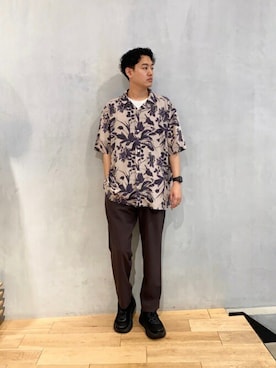 SENSE OF PLACE ONLINE STOREさん(メンズ・180cm)の夏コーディネート