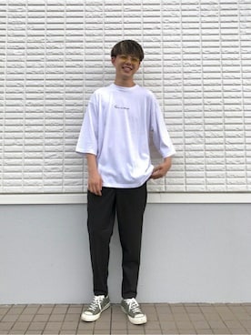 SENSE OF PLACE ONLINE STOREさん（メンズ・184cm）の夏コーディネート