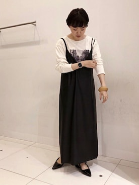 「エコレザー」｜SENSE OF PLACE ONLINE STOREさん（レディース・158cm）の夏コーディネート