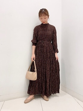 「マキシワンピ」｜SENSE OF PLACE ONLINE STOREさん（レディース・160cm）の夏コーディネート