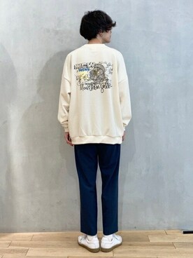 「GERMAN TRAINER（ジャーマントレーナー）のアイテム」を使った、SENSE OF PLACE ONLINE STOREさん（レディース・166cm）の秋コーディネート