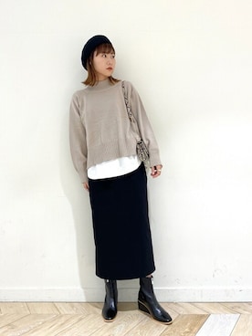SENSE OF PLACE ONLINE STOREさん（レディース・166cm）の秋コーディネート