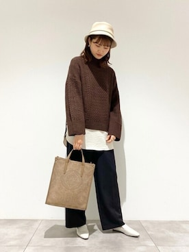 SENSE OF PLACE ONLINE STOREさん（レディース・166cm）の秋コーディネート