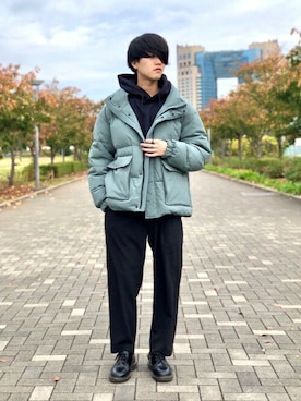 「SENSE OF PLACE by URBAN RESEARCH（センスオブプレイスバイアーバンリサーチ）のアイテム（ダウンジャケット/コート）」を使った、SENSE OF PLACE ONLINE STOREさん（レディース・166cm）の秋コーディネート