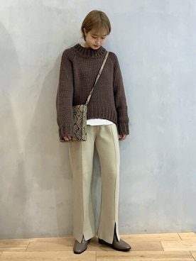 SENSE OF PLACE ONLINE STOREさん(レディース・166cm)の秋コーディネート