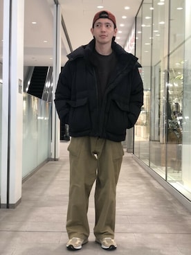 「SENSE OF PLACE by URBAN RESEARCH（センスオブプレイスバイアーバンリサーチ）のアイテム（ダウンジャケット/コート）」を使った、SENSE OF PLACE ONLINE STOREさん（メンズ・166cm）の冬コーディネート