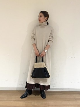 SENSE OF PLACE ONLINE STOREさん（レディース・166cm）の冬コーディネート