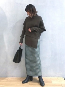 SENSE OF PLACE ONLINE STOREさん（レディース・166cm）の冬コーディネート