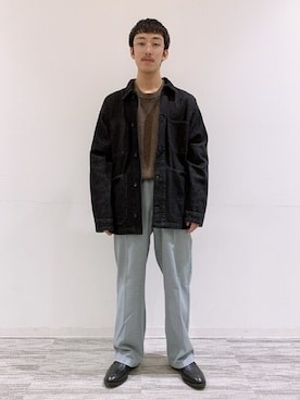 SENSE OF PLACE ONLINE STOREさん（メンズ・166cm）の冬コーディネート