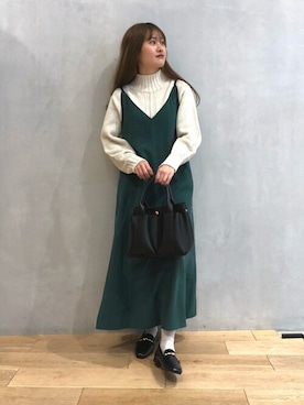 「RODE SKO」｜「アイテム（その他シューズ）」を使った、SENSE OF PLACE ONLINE STOREさん（レディース・166cm）の冬コーディネート
