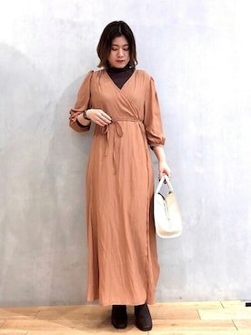 「カシュクール」｜SENSE OF PLACE ONLINE STOREさん（レディース・166cm）の冬コーディネート