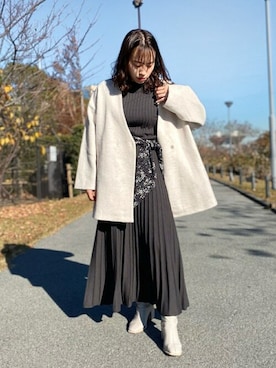 SENSE OF PLACE ONLINE STOREさん（レディース・166cm）の冬コーディネート