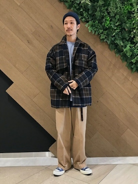 SENSE OF PLACE ONLINE STOREさん(メンズ・166cm)の冬コーディネート