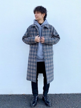 SENSE OF PLACE ONLINE STOREさん（メンズ・166cm）の冬コーディネート