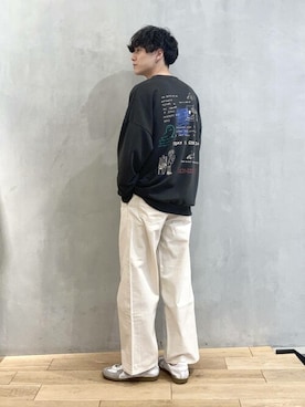 「Mark Gonzales（マーク・ゴンザレス）のアイテム」を使った、SENSE OF PLACE ONLINE STOREさん（レディース・166cm）の冬コーディネート