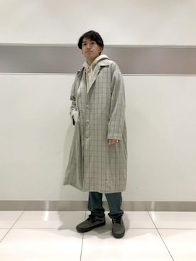 「Mark Gonzales（マーク・ゴンザレス）のアイテム」を使った、SENSE OF PLACE ONLINE STOREさん（レディース・166cm）の春コーディネート