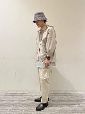 「SENSE OF PLACE by URBAN RESEARCH（センスオブプレイスバイアーバンリサーチ）のアイテム（マウンテンパーカー）」を使った、SENSE OF PLACE ONLINE STOREさん（レディース・166cm）の春コーディネート