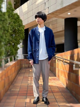 「Mark Gonzales（マーク・ゴンザレス）のアイテム」を使った、SENSE OF PLACE ONLINE STOREさん（レディース・166cm）の春コーディネート