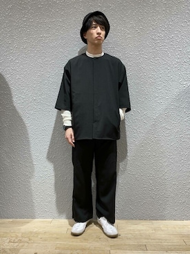 「SENSE OF PLACE by URBAN RESEARCH（センスオブプレイスバイアーバンリサーチ）のジャーマントレーナー（スニーカー）」を使った、SENSE OF PLACE ONLINE STOREさん（レディース・166cm）の春コーディネート