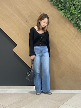 「SMELLY（スメリー）のアイテム（ショルダーバッグ）」を使った、SENSE OF PLACE ONLINE STOREさん（レディース・166cm）の春コーディネート