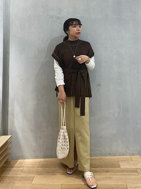 SENSE OF PLACE ONLINE STOREさん（レディース・166cm）の春コーディネート