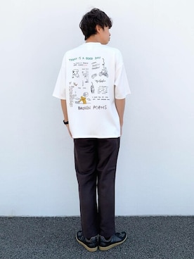 「Mark Gonzales（マーク・ゴンザレス）のアイテム」を使った、SENSE OF PLACE ONLINE STOREさん（レディース・166cm）の春コーディネート