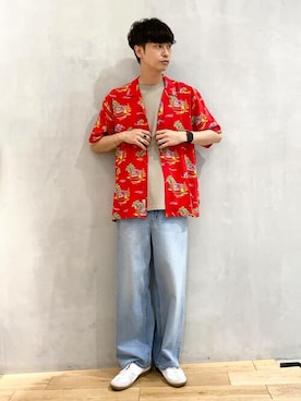 「Goodwear(Since1983)（グッドウェア）のアイテム」を使った、SENSE OF PLACE ONLINE STOREさん（レディース・166cm）の春コーディネート