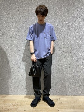 「SENSE OF PLACE by URBAN RESEARCH（センスオブプレイスバイアーバンリサーチ）のアイテム（バックパック/リュック）」を使った、SENSE OF PLACE ONLINE STOREさん（レディース・166cm）の夏コーディネート