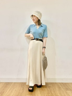 SENSE OF PLACE ONLINE STOREさん(レディース・166cm)の夏コーディネート