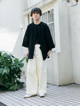 「SENSE OF PLACE by URBAN RESEARCH（センスオブプレイスバイアーバンリサーチ）のジャーマントレーナー（スニーカー）」を使った、SENSE OF PLACE ONLINE STOREさん（レディース・166cm）の夏コーディネート