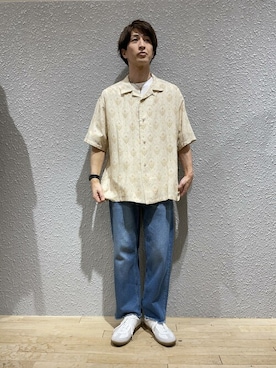 「SENSE OF PLACE by URBAN RESEARCH（センスオブプレイスバイアーバンリサーチ）のジャーマントレーナー（スニーカー）」を使った、SENSE OF PLACE ONLINE STOREさん（レディース・166cm）の夏コーディネート