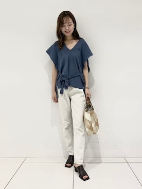 SENSE OF PLACE ONLINE STOREさん（レディース・166cm）の夏コーディネート