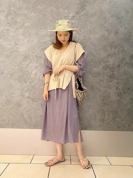 SENSE OF PLACE ONLINE STOREさん(レディース・166cm)の夏コーディネート